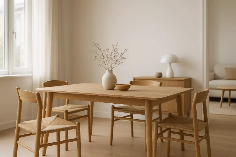 Skandināvu stils interjerā – kā izvēlēties galdu, kas saskan ar minimālismu